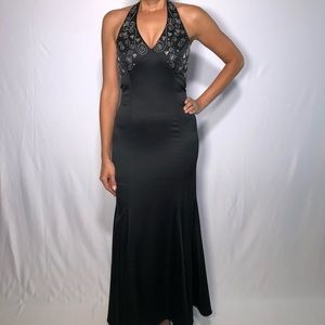 Tall Black Formal Prom Dress